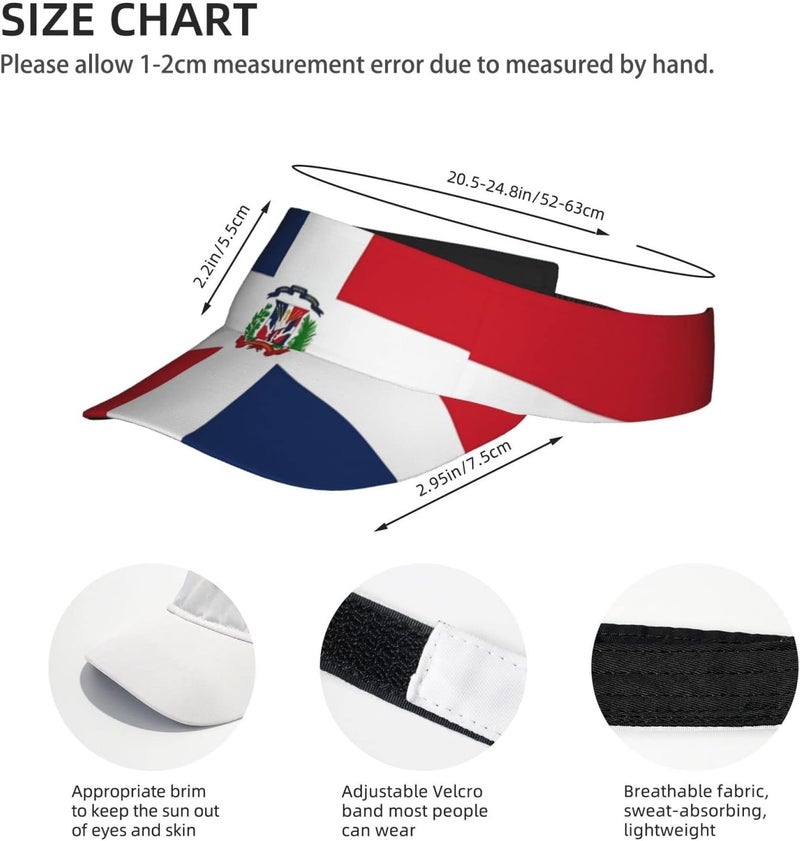 ASYG Cute Funny Flag Hat Women Men Adjustable Flag Sport Sun Visor Hat Summer Fashion Sun Cap Beach Flag Hat - Image 4